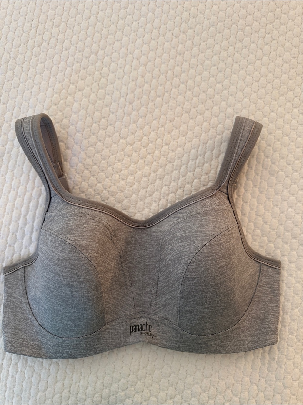 Panache Power Wired Sports Bra Grey Marl - Picture 9 of 15